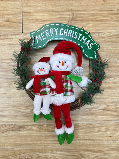MERRY CHRISTMAS WREATH 2 STYLES UKH-19-3-0825-6