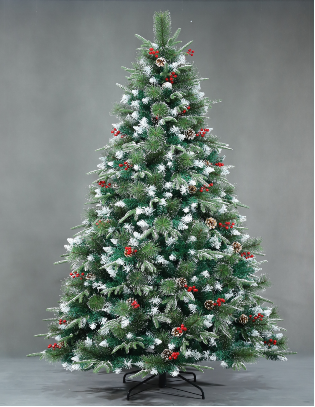 SNOW TIPS WITH CONES BUSH TREE 5 FEET UKH-45-4