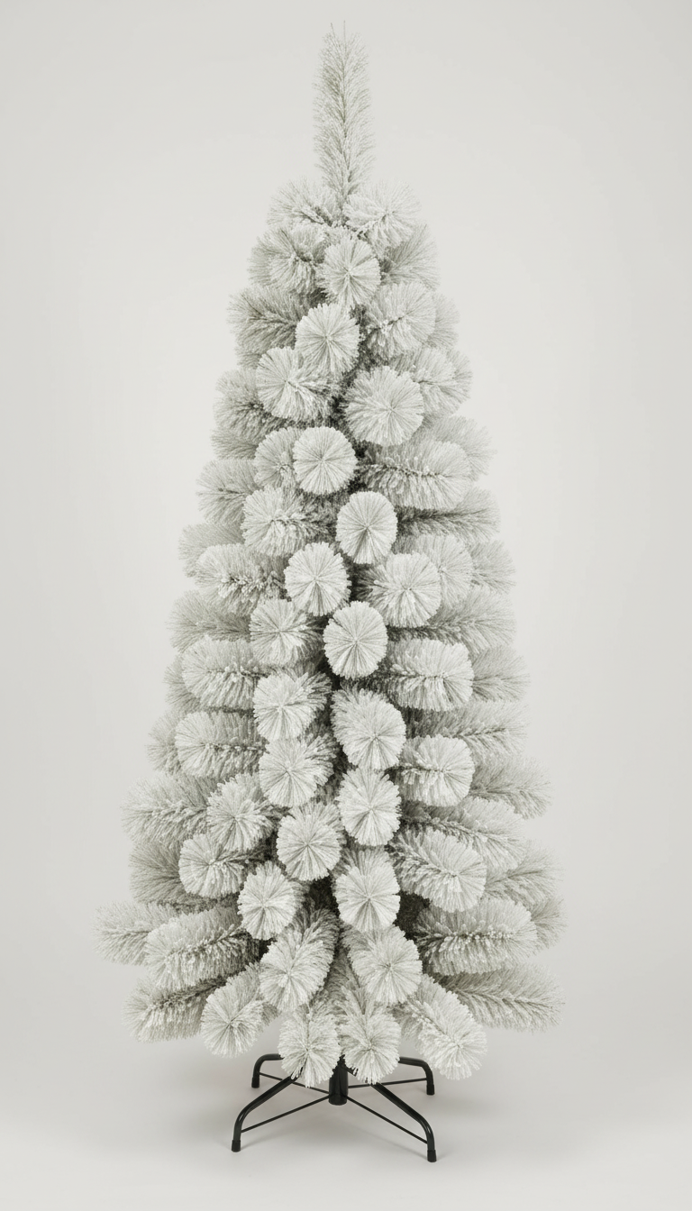 SNOW FROSTED BUSH TREES 240CM UKG-34-13