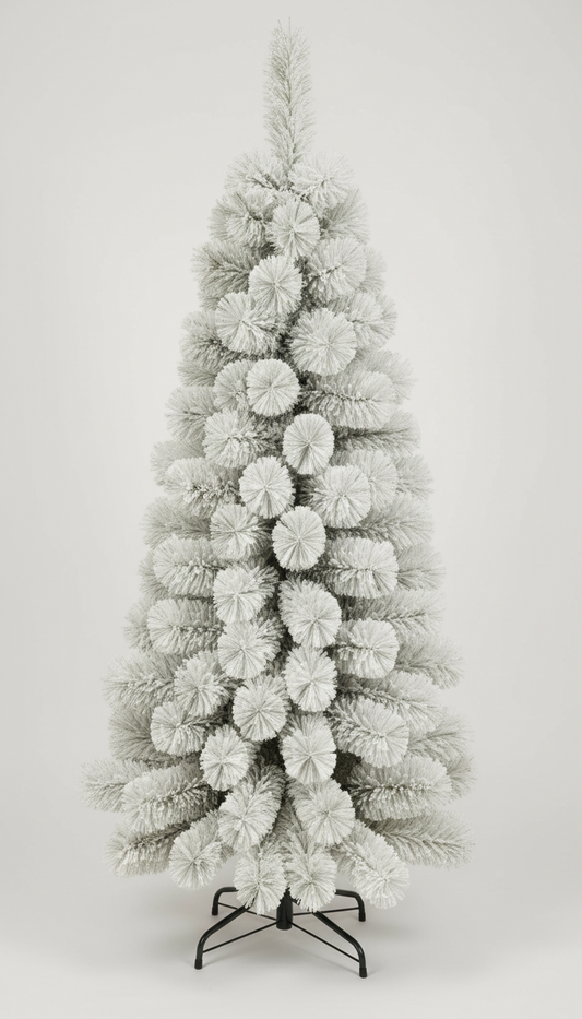 SNOW FROSTED BUSH TREES 240CM UKG-34-13